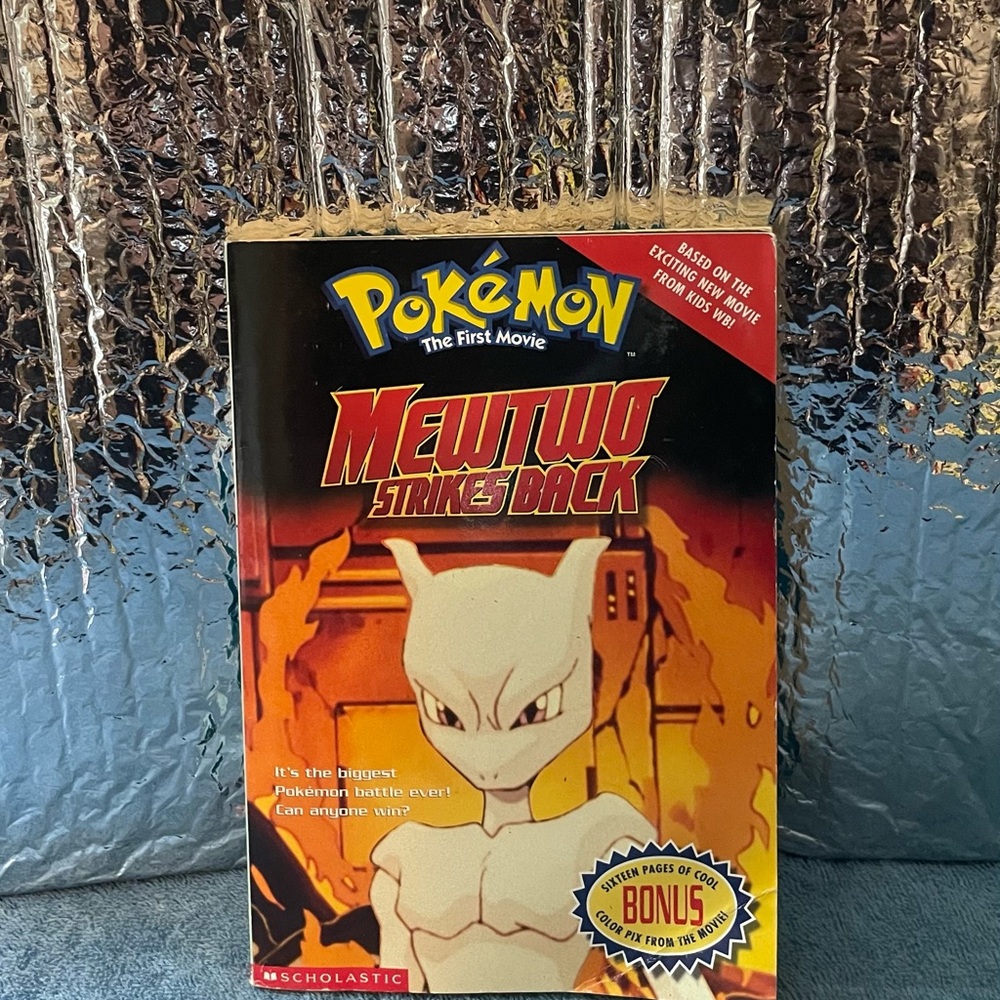 Vintage Pokemon The First Movie Mewtwo Strikes Back Book
